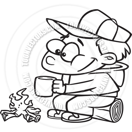 Black And White Campfire Clipart   Clipart Panda   Free Clipart Images