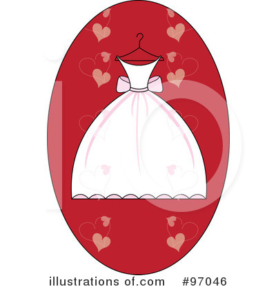 Black Bridesmaid Dress On Wedding Dress Clipart 97046 By Pams Clipart