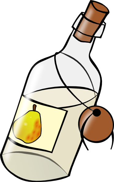Bottle With Moonshine Clip Art At Clker Com   Vector Clip Art Online