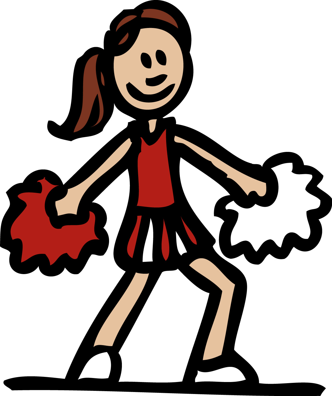 Clipart Cheerleader