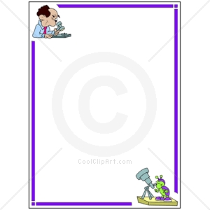 Coolclipart Com   Clip Art For  Borders Science Microscope   Image Id 