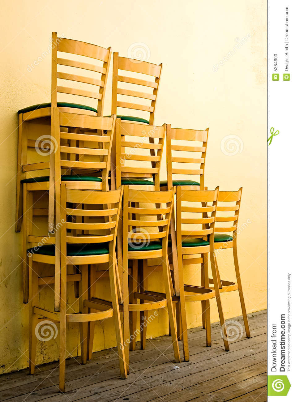Empty Chairs Stock Photo   Image  5364900