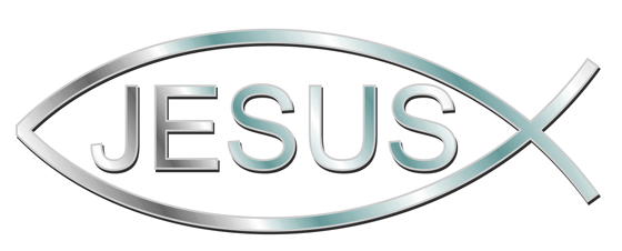 Free Christian Clip Art Image  Jesus   Fish Sign  Silver    Link To Us