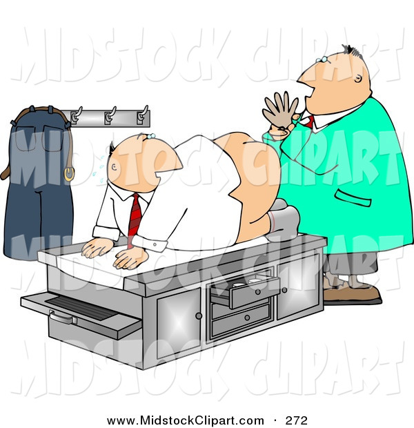 Prostate Examination Humorous Medical Clipart Midstock Clip Art Djart