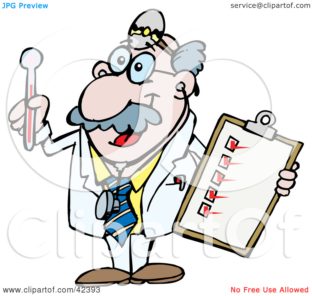 Radiologist Clipart Clipart Illustration Of A Happy Senior Medical