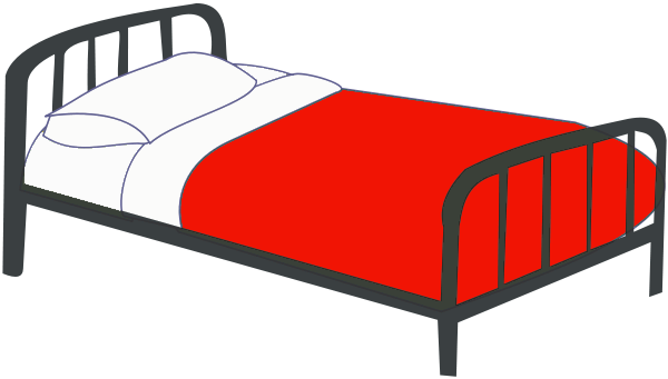 Single Bed Red    Household Bedroom Bed Colors Single Bed Red Png Html