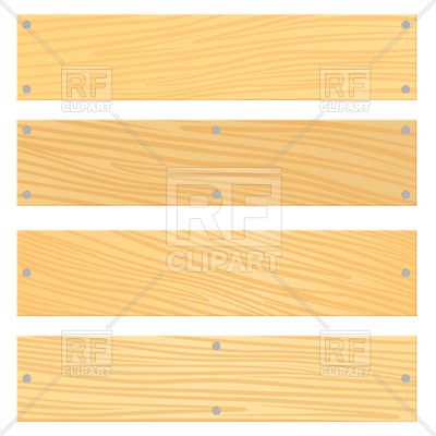 Wood Board And Nails 8551 Download Royalty Free Vector Clipart  Eps