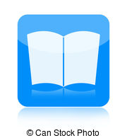 Book Icon Isolated On White Background