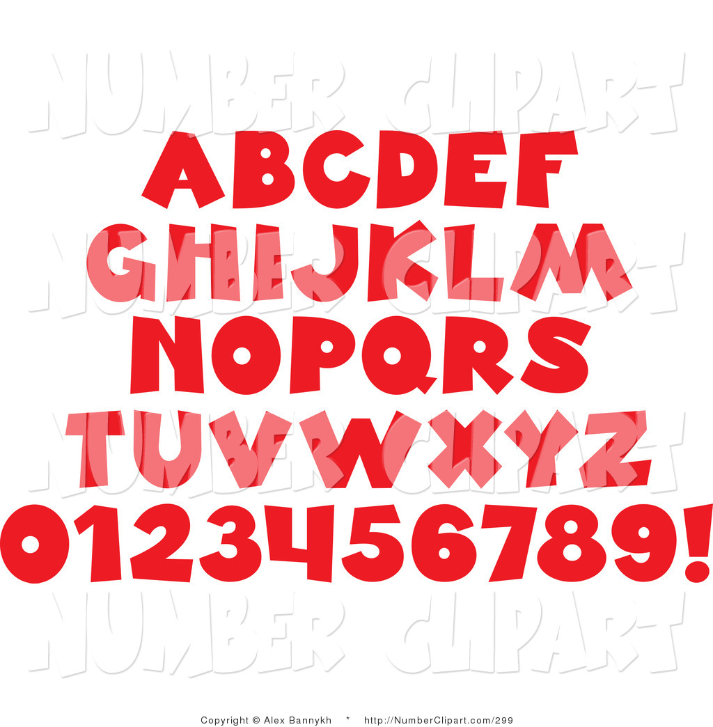 Clip Art Of An Alphabet Font