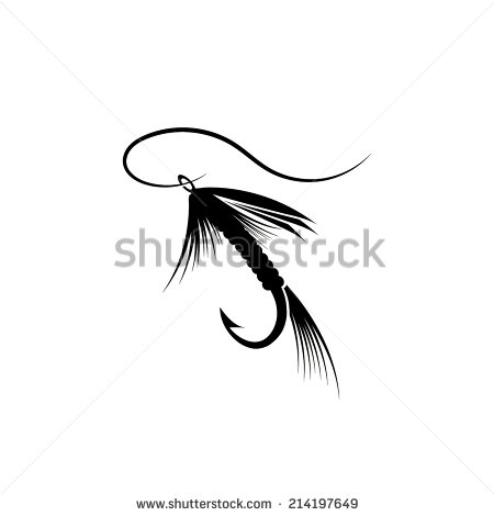 Fly Fishing Lure   Stock Vector