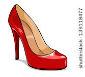 Heel Shoe Clip Art Vector High Heel Shoe   1000 Graphics   Clipart Me