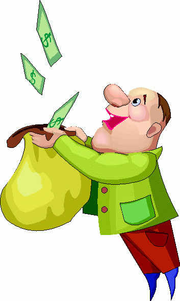 Man With Bag Of Money 1 Clipart   Man With Bag Of Money 1 Clip Art