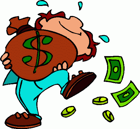 Man With Bag Of Money 2 Clipart   Man With Bag Of Money 2 Clip Art