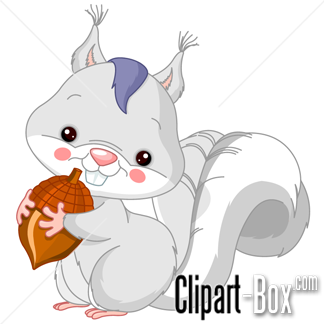 Related Grey Squirrel With Nut Cliparts