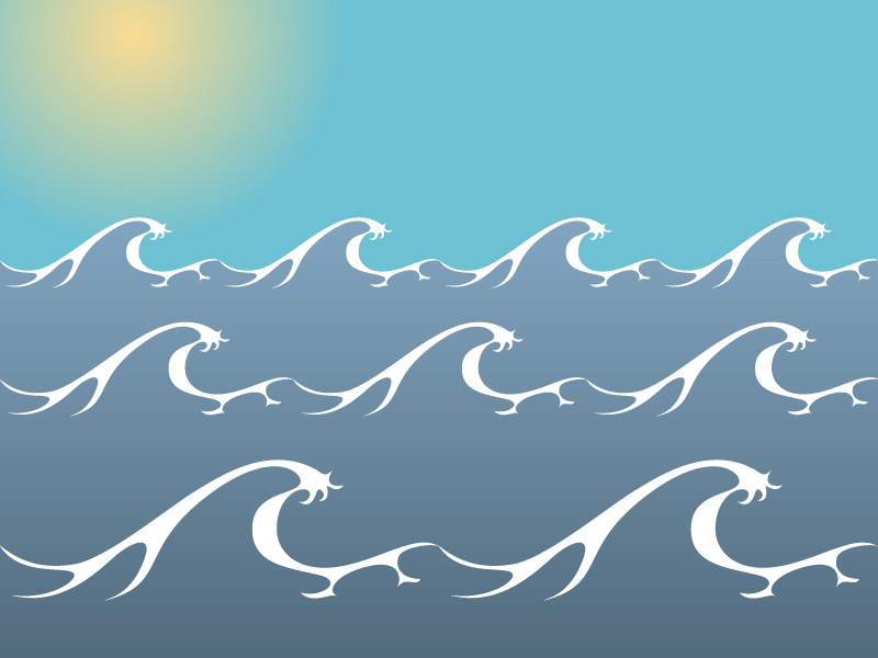 Sea Ocean Waves Free Ppt Backgrounds For Your Powerpoint Templates