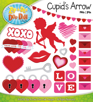 Valentine S Day Cupid S Arrow Clipart   Over 10 Graphics
