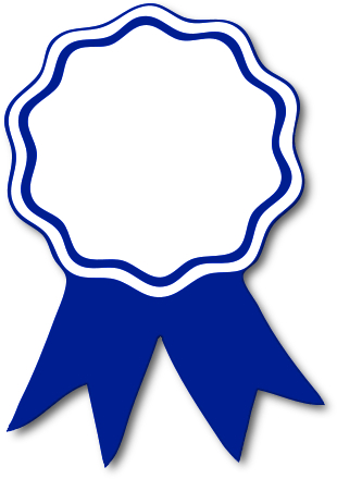 Award Ribbon Blue T   Free Images At Clker Com   Vector Clip Art