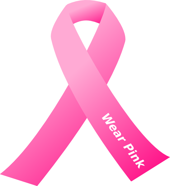 Cancer Awareness Pink Ribbon Clip Art At Clker Com   Vector Clip Art    