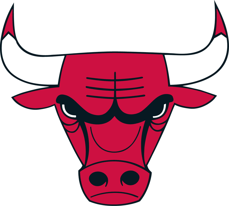 Chicago Bulls Alternate Logo  1967    A Red Bull With Two White Red