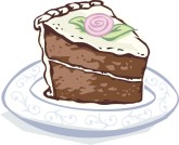 Chocolate Birthday Cake Clipart