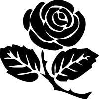 Clipart  Free Graphics Images And Pictures Of Rosebud Vase Black