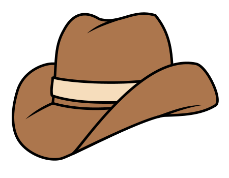 Color Your Hat With A Brown Tone And Paint The Hatband Using A Color