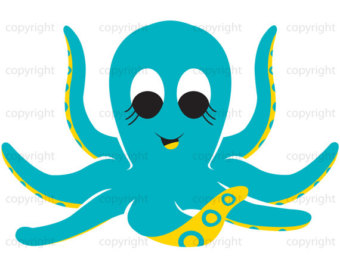 Cute Baby Octopus Clipart Cute Octopus Illustration