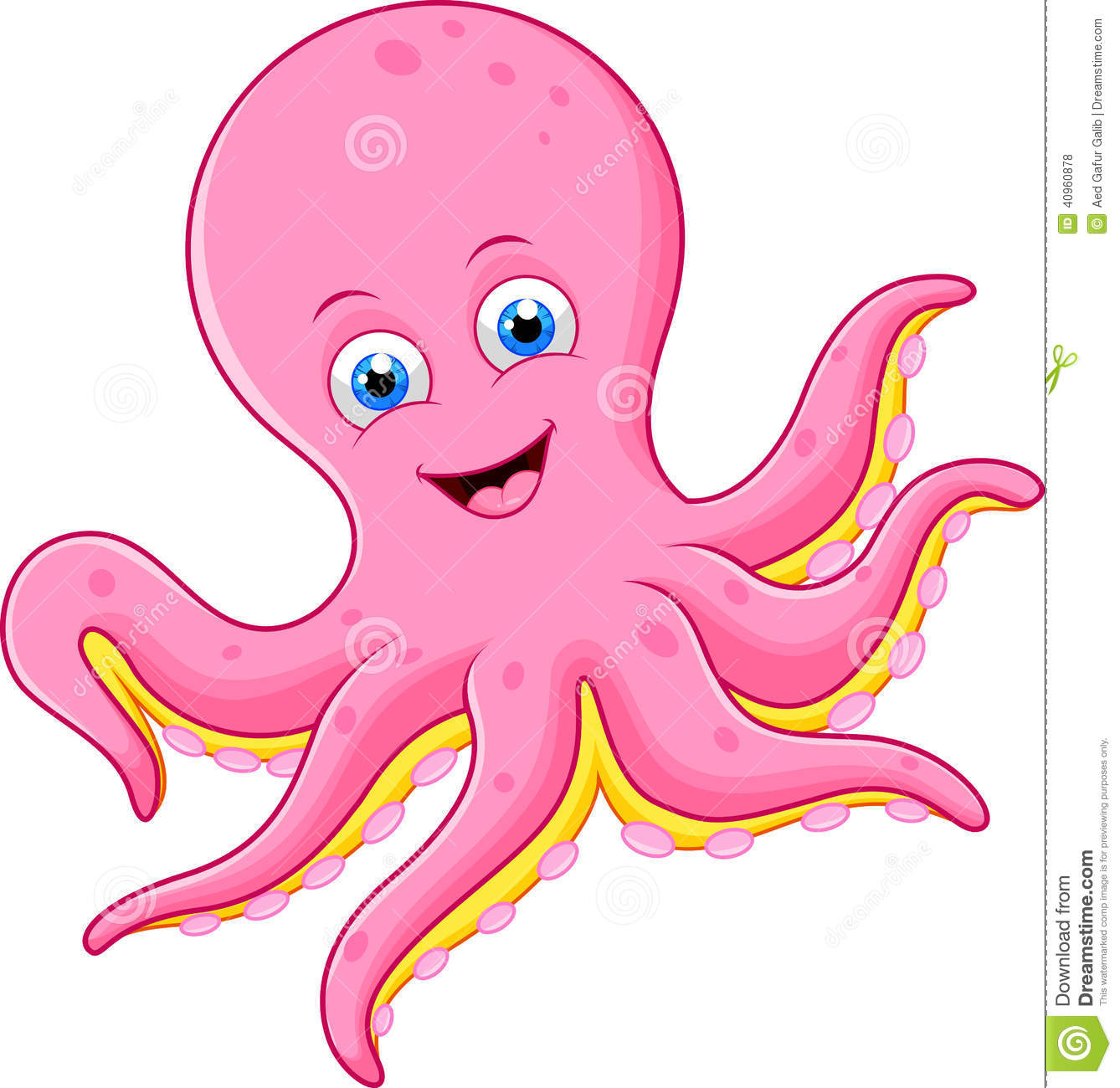 Cute Octopus Clipart   Hvgj
