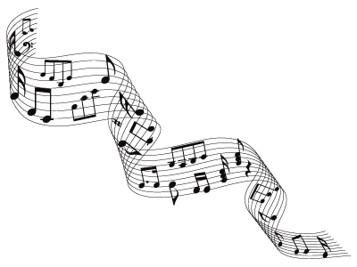 Description   Free Abstract Musical Score 