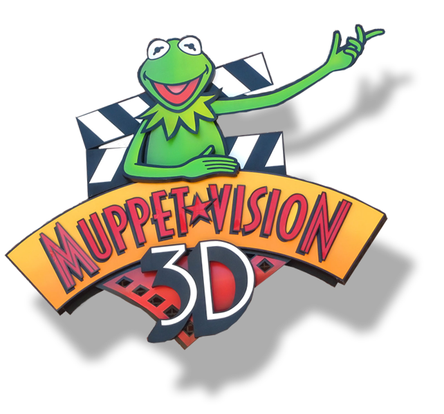Extracted Logo   Muppet Vision 3d   Shadowed Photo Pz Muppets 3d Logo