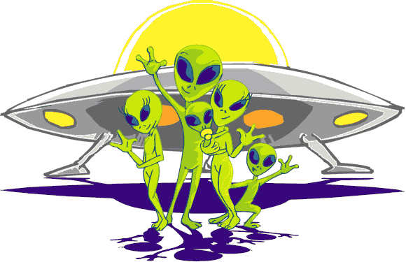 Funny Alien Family Vacation Picture  Clipart Showing The Whole Outer