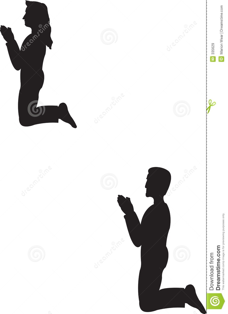 Man And Woman Kneeling Royalty Free Stock Images   Image  335629