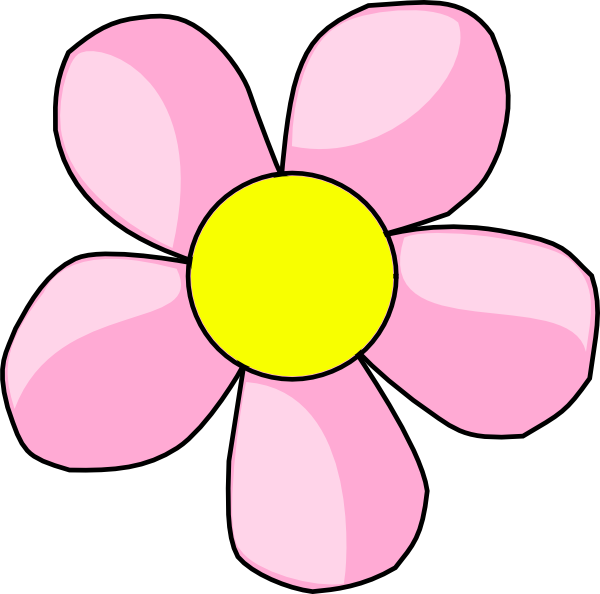 Pink Flower 10 Clip Art At Clker Com   Vector Clip Art Online Royalty    