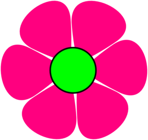 Pink Flower  2 Clip Art At Clker Com   Vector Clip Art Online Royalty
