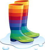 Rain Boots Clip Art Royalty Free  276 Rain Boots Clipart Vector Eps