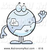 Royalty Free Stock Astronomy Clipart Of Planet Characters