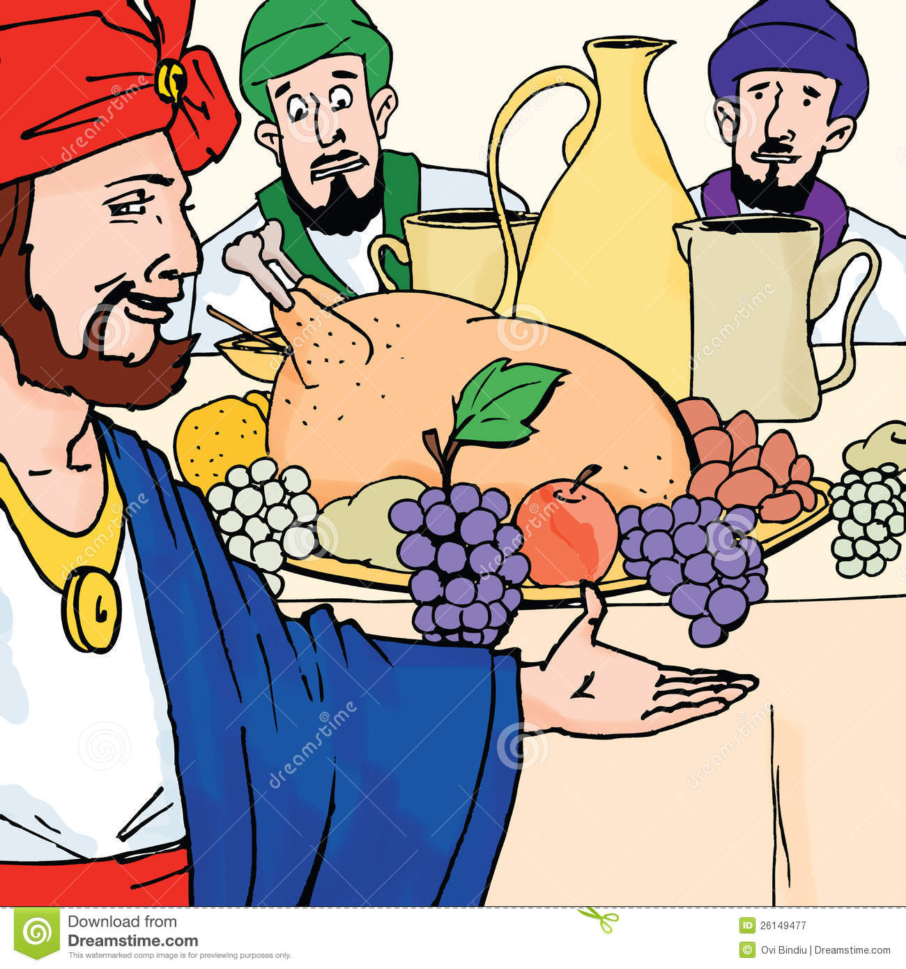 Bible Stories   The Parable Of The Wedding Banquet Royalty Free Stock