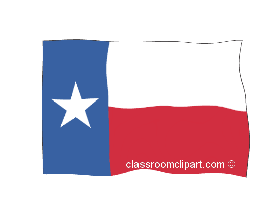 Flags Animated Clipart  Texas Cc Animated Flag   Classroom Clipart