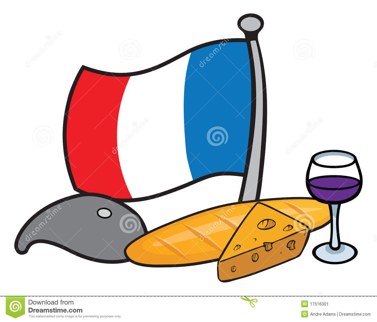 French Icons Stock Image   Image  17516301