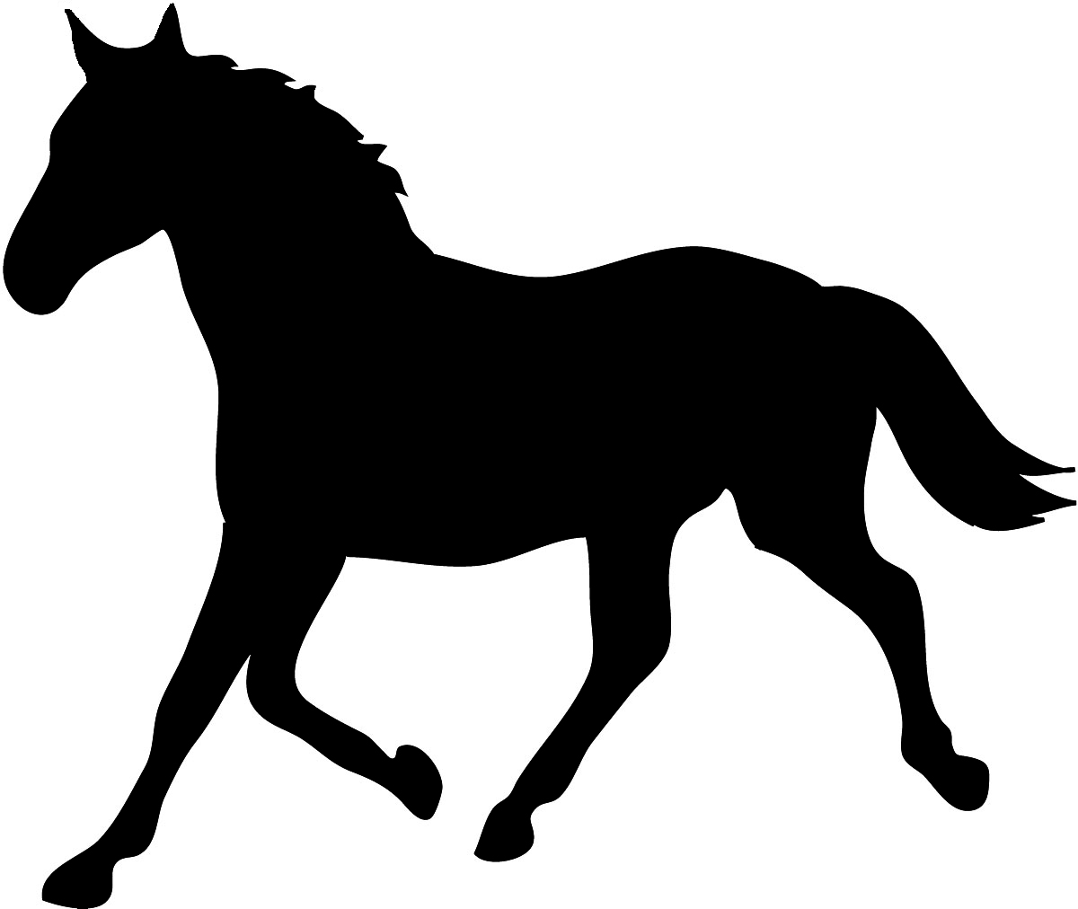 Horse Silhouette Running Horse Jpg  1200 1012