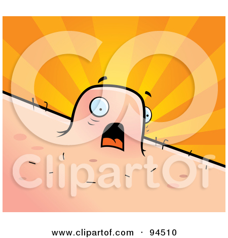 Royalty Free  Rf  Clipart Illustration Of A Worried Wart On Skin By