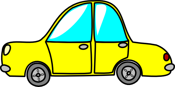 Simple Car Yellow Small Clip Art At Clker Com   Vector Clip Art Online    