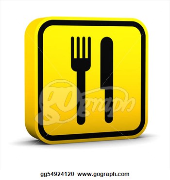 Stock Illustrations   Restaurant Sign  Stock Clipart Gg54924120