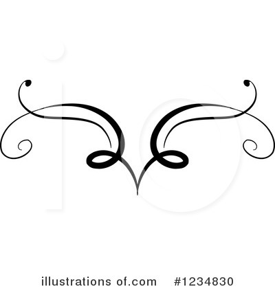 Swirl Clipart  1234830   Illustration By Bnp Design Studio
