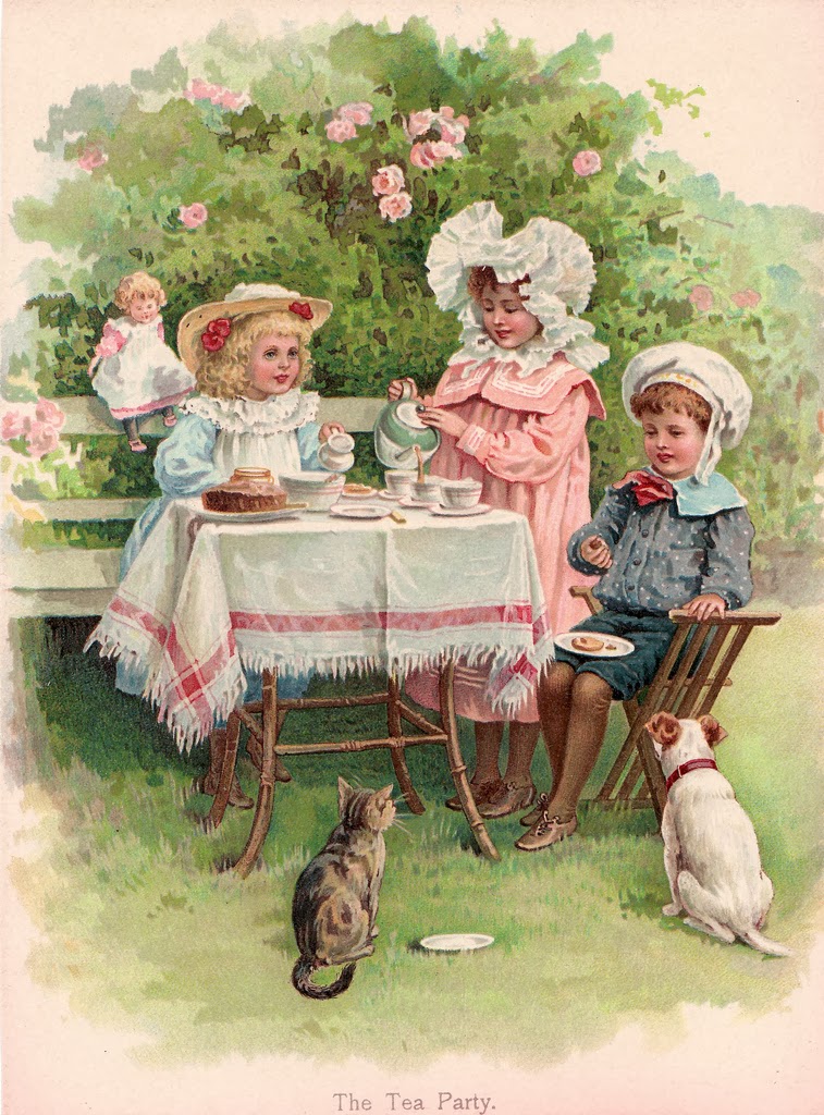 Victorian Tea Party Clipart For My Victorian Tea Party