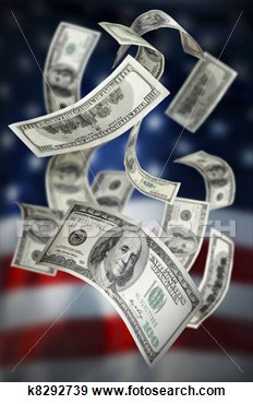 100 Bill Clip Art Falling Money  100 Bills  Fotosearch   Search