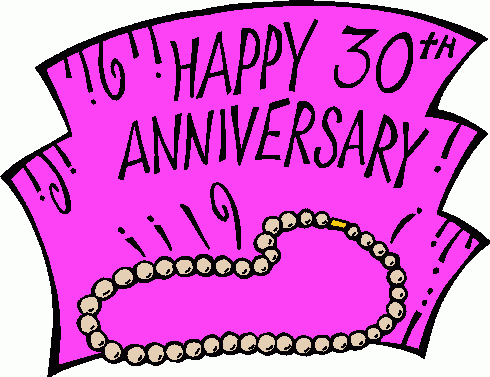 30th Anniversary Clipart Clip Art