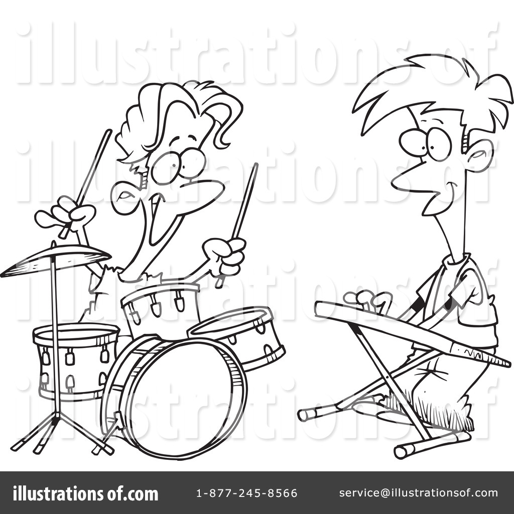 Band Clipart  440511 By Ron Leishman   Royalty Free  Rf  Stock