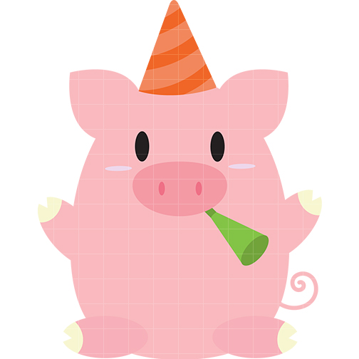 Birthday Pig Clip Art 0 25 Add