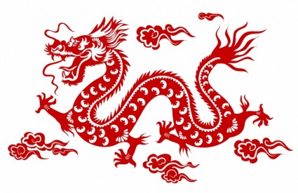 Chinese Dragon Art Free Vector In Adobe Illustrator Ai    Ai